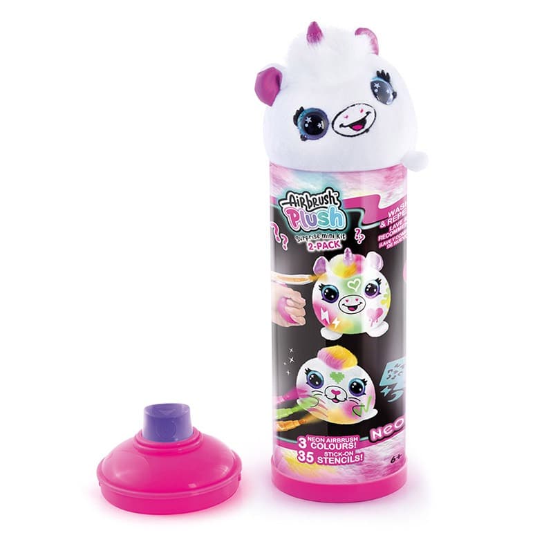 Canal Toys Airbrush Plush - Neon Mini Mystery 2 Packs thumbnail 3