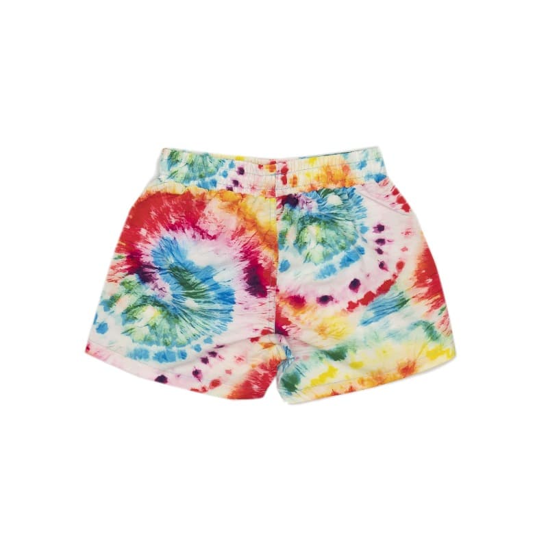 Seashell Round Rainbow Tie Die Swimsuit - Blue thumbnail 3