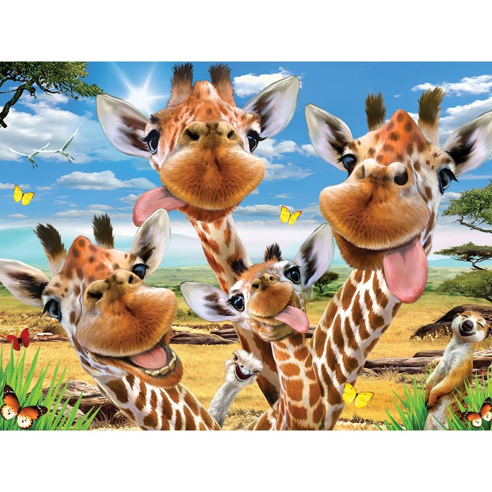 Prime 3D Puzzle Giraffe Selfie 48 Pcs thumbnail 2