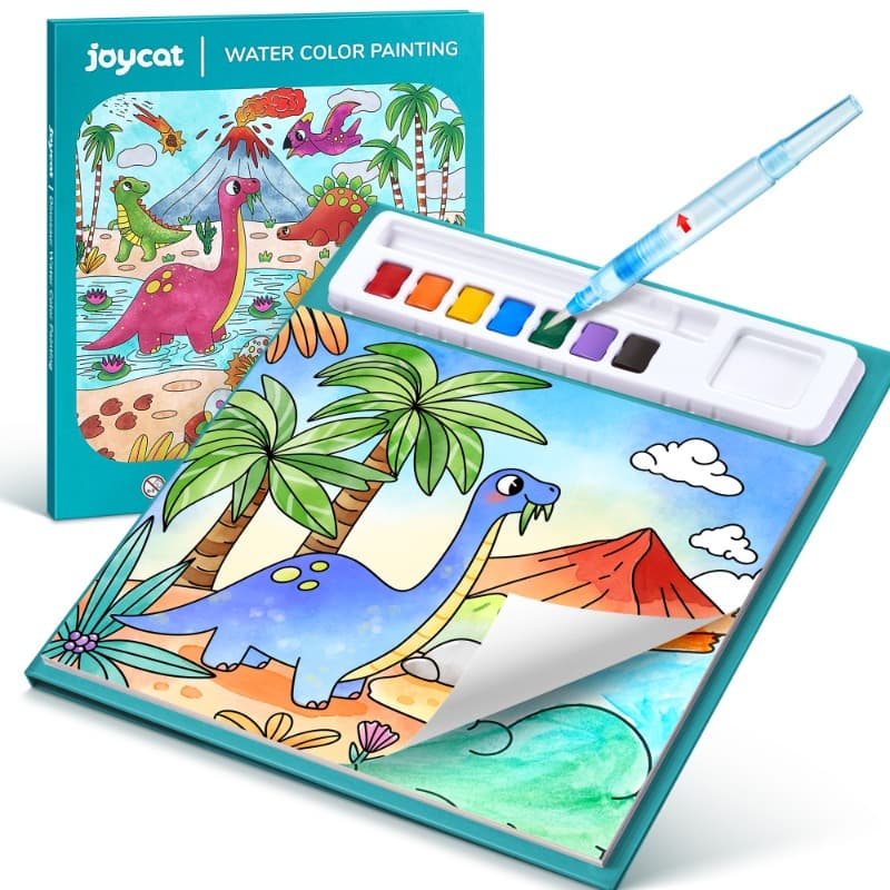 Vanilla Dinosaur Watercolor Painting Set Art And Craft Toy for Kids thumbnail 2