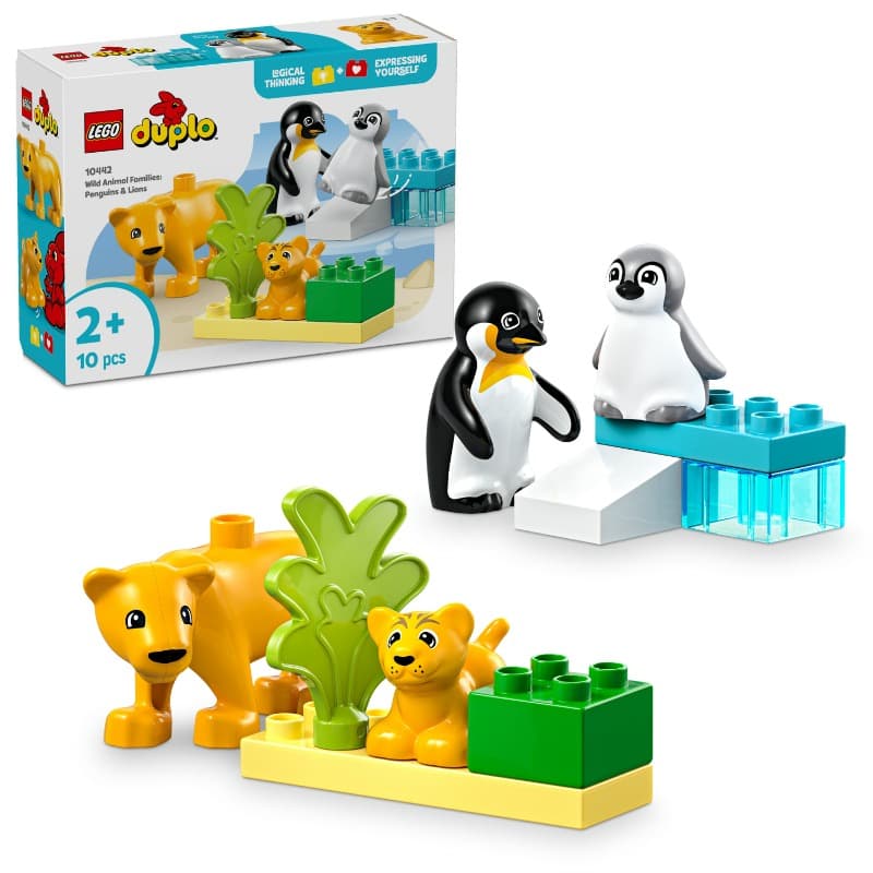 LEGO Wild Animal Families - Penguin and Lions 10442