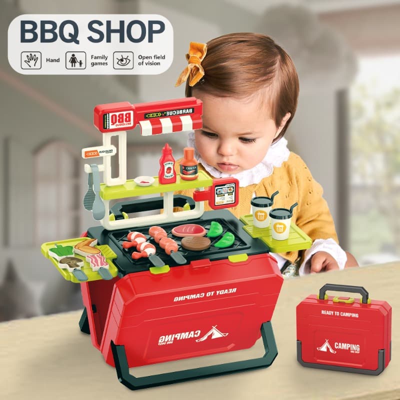 Interactive Kids BBQ Kitchen Playset