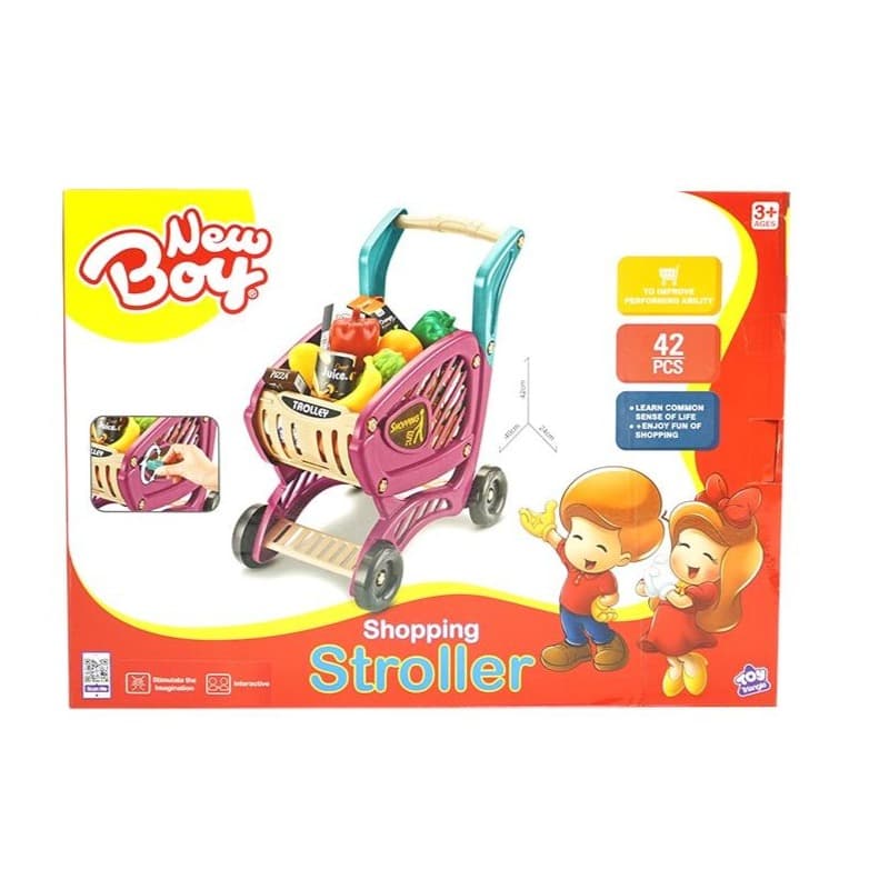 New Boy Shopping Stroller 42pcs thumbnail 2