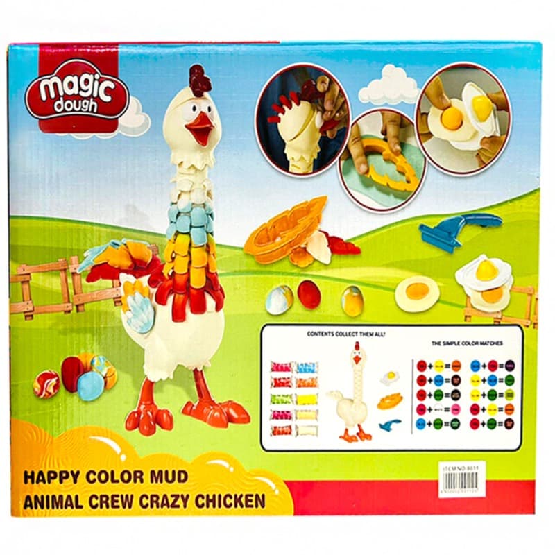 Magic Dough Animal Crew Crazy Chicken thumbnail 2