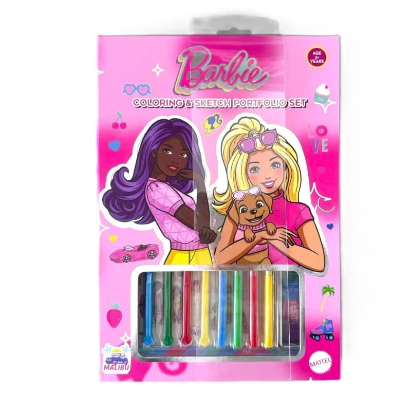 Barbie Colouring And Sketch Portoflio Set