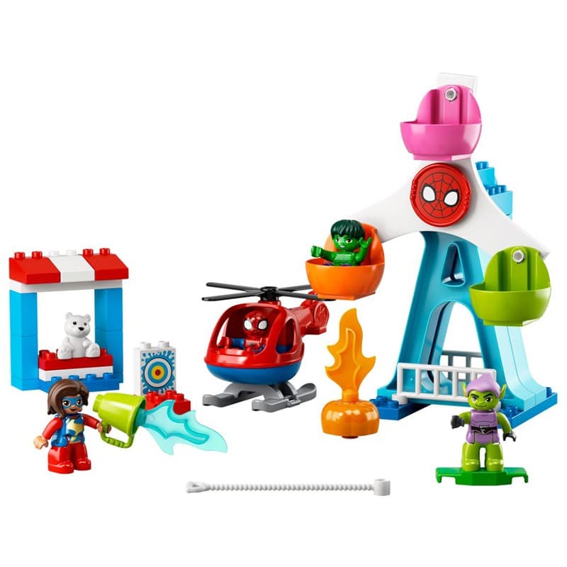LEGO Duplo Spiderman And Friends Funfair Adventure Building Set thumbnail 2