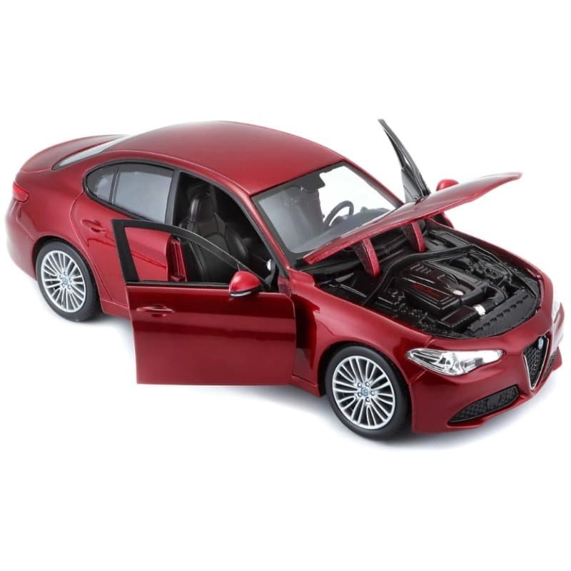 Bburago Collezione Stand Alfa Romeo Giulia - Red thumbnail 2