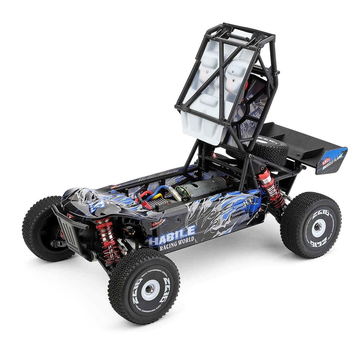 Wltoys RC High Speed Off Road Racing World Car - Blue thumbnail 3