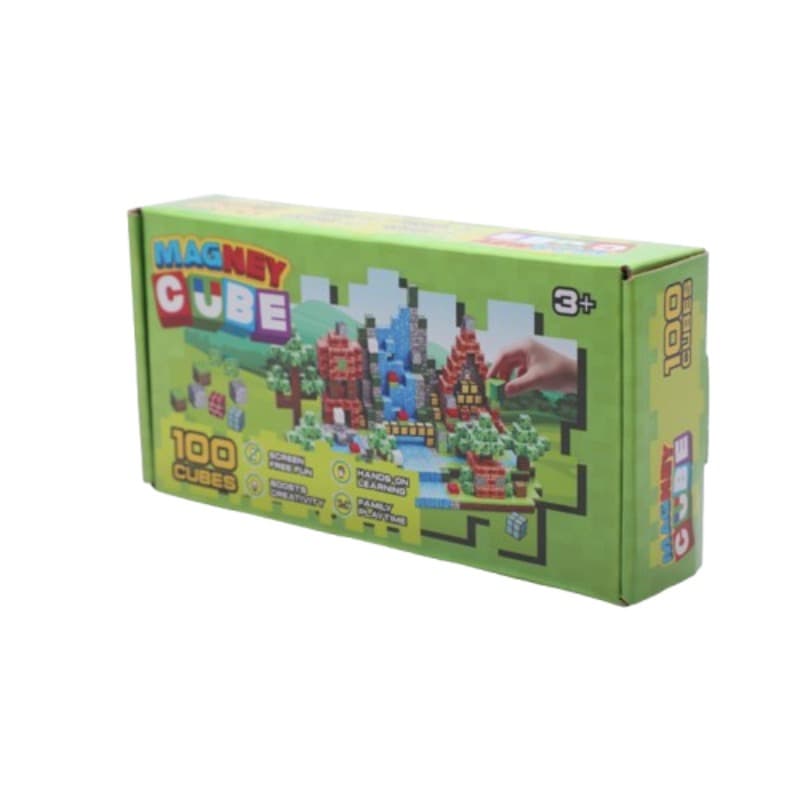 Magni Cube - Magnetic Building Blocks 100 Pieces thumbnail 3