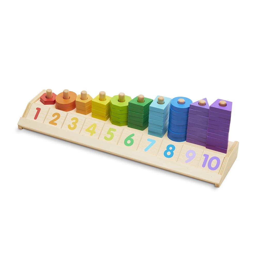 Melissa And Doug Counting Shape Stacker thumbnail 2