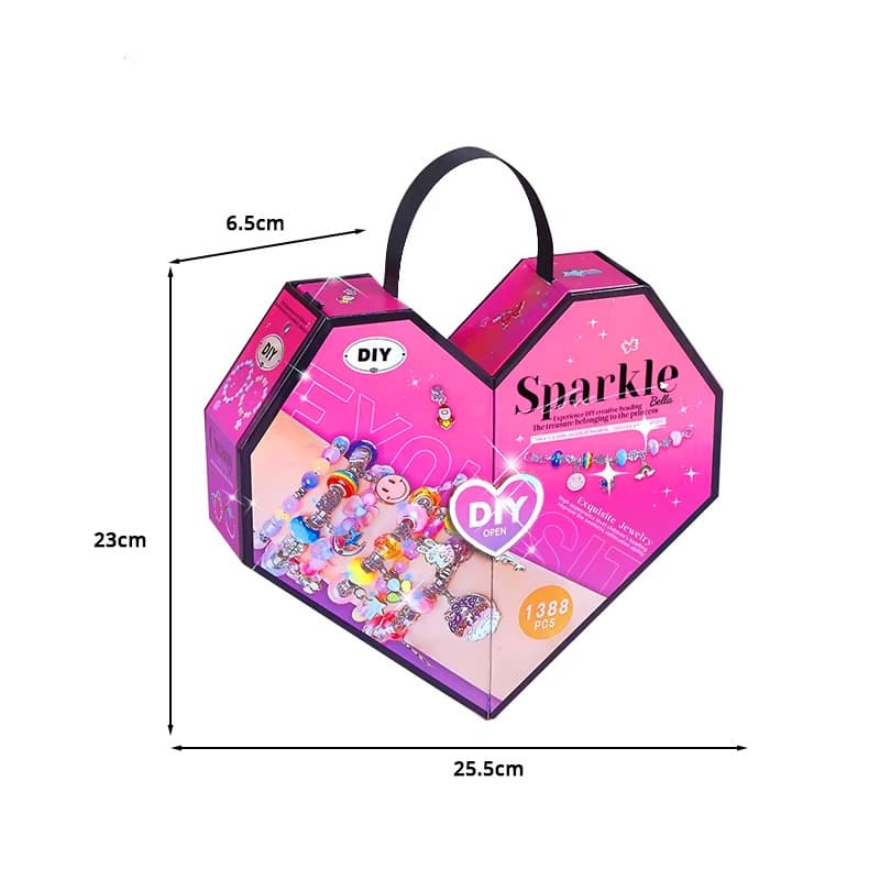 Bella DIY Beads 1388 Pcs For Kids thumbnail 3