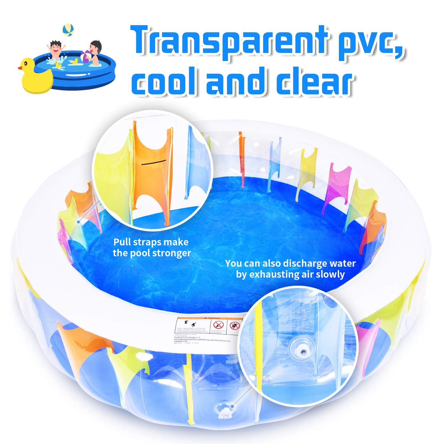 Sun Club Giant Round Family Pool - 190 cm thumbnail 3