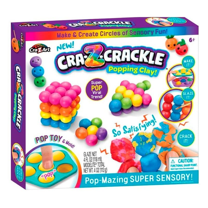 Cra-Z-Crackle Clay Pop-Mazing Super Sensory
