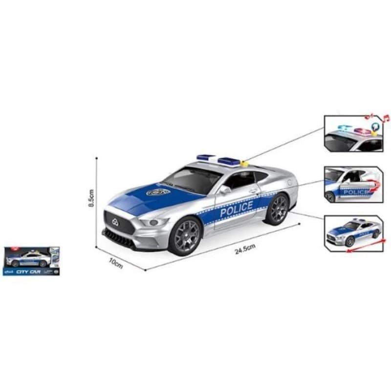 Wenyi 1:18 Scale City Police Cruiser thumbnail 3