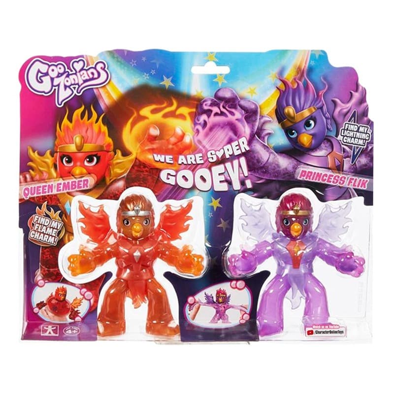 GooZonians Versus Pack - Queen Ember And Princess Flik