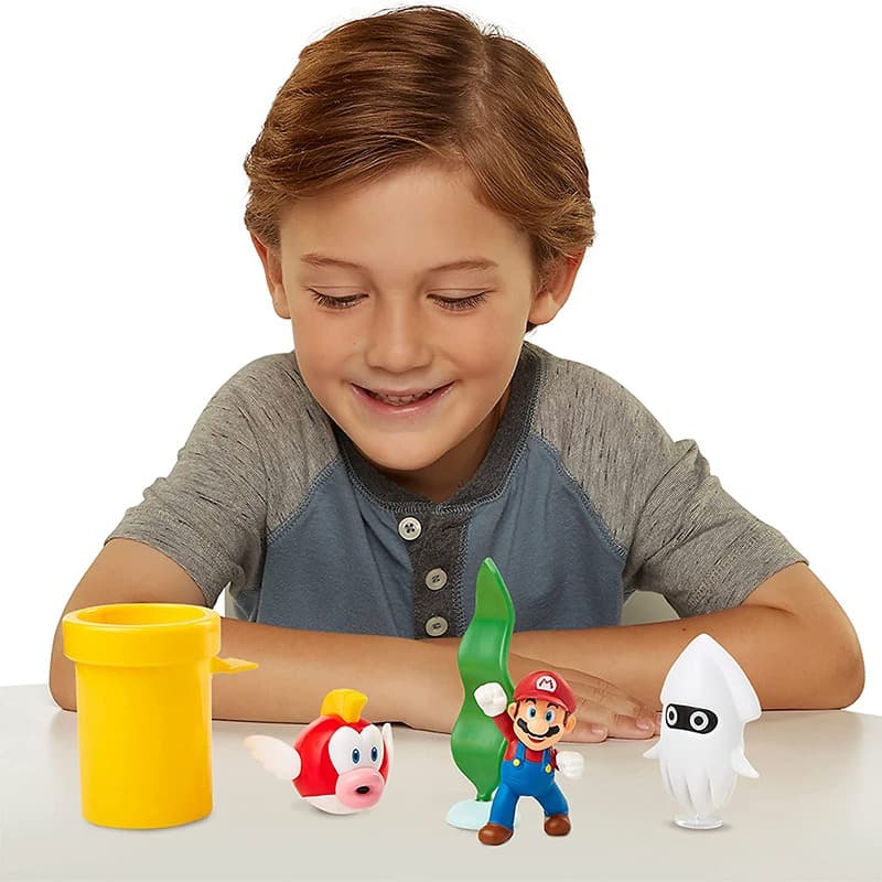 Super Mario - Underwater Diorama Play Set thumbnail 3