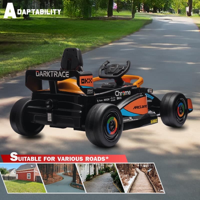 McLaren Formula 1 12V Kids Ride On Car with Remote Control thumbnail 4