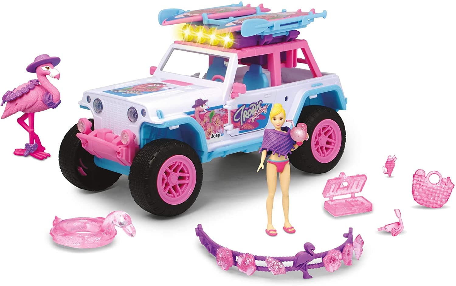 Dickie Toys Pink Drivez Jeep Road Vehicle thumbnail 3