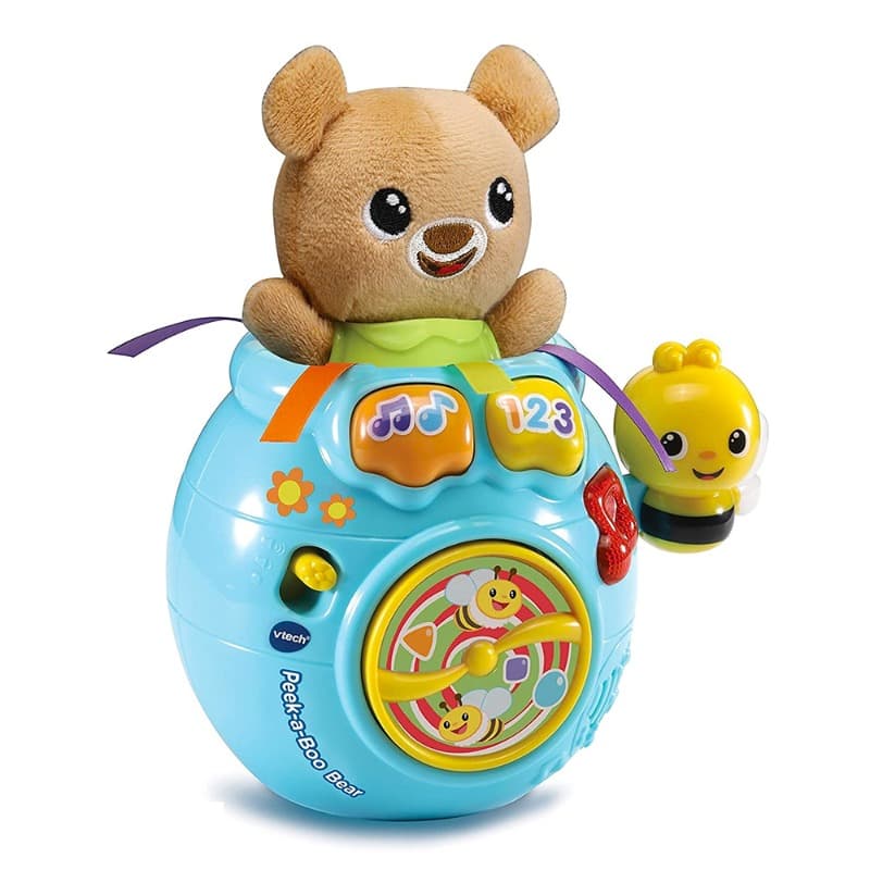 Vtech Baby Peek a Boo Bear In a Honey Pot thumbnail 2