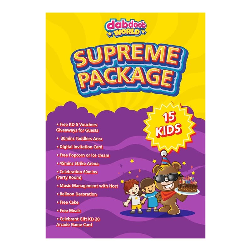Dabdoob World Birthday Packages Supreme Package thumbnail 2