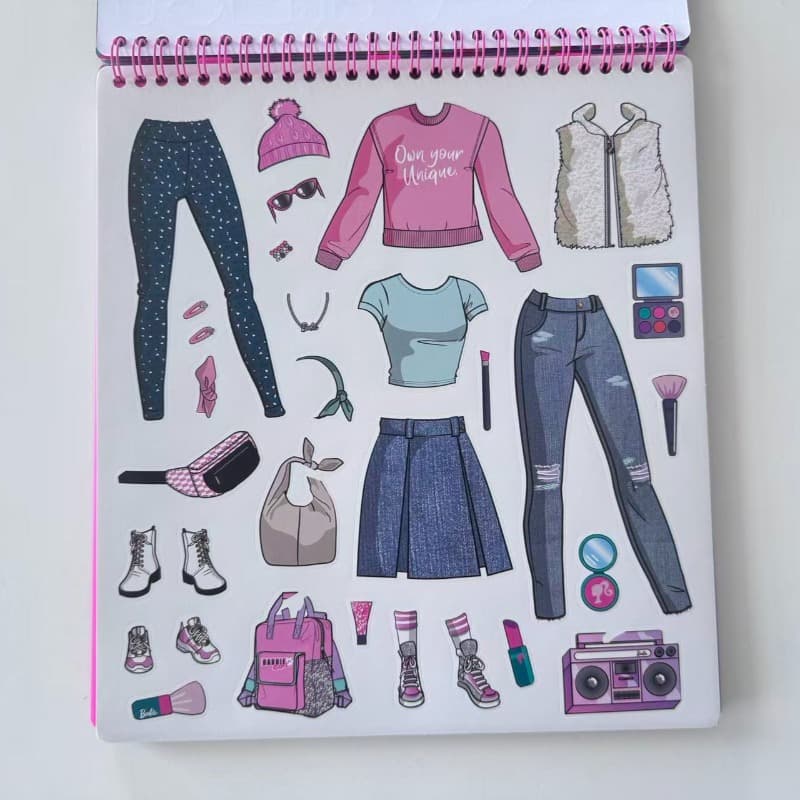 Barbie Fashion Design Portfolio Sketchbook thumbnail 4