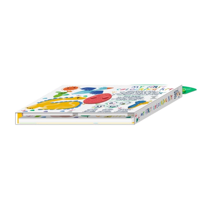 My First Coloring Kit Dino Friends - Crayons & Stickers Set thumbnail 2