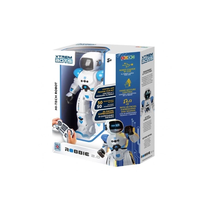 Xtrem Bots interactive robot Robbie 2.0 Rc Bot