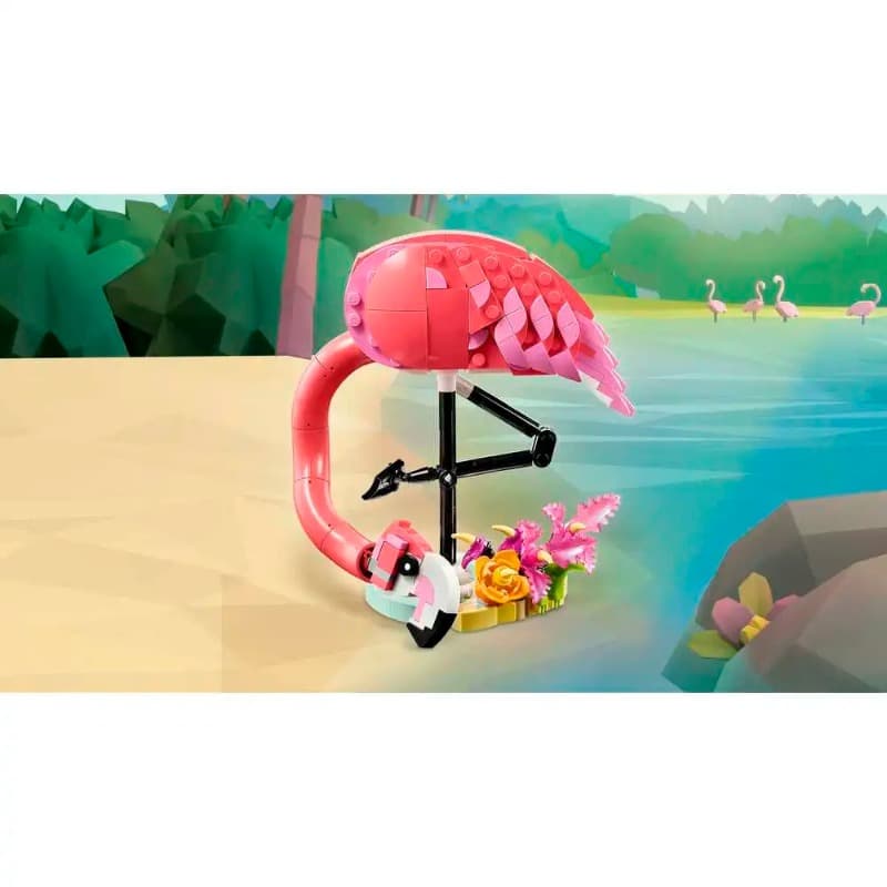 ليجو - لعبة كرييتور 3 في 1 ويلد انيمالز فلامنغو 31170 thumbnail 5