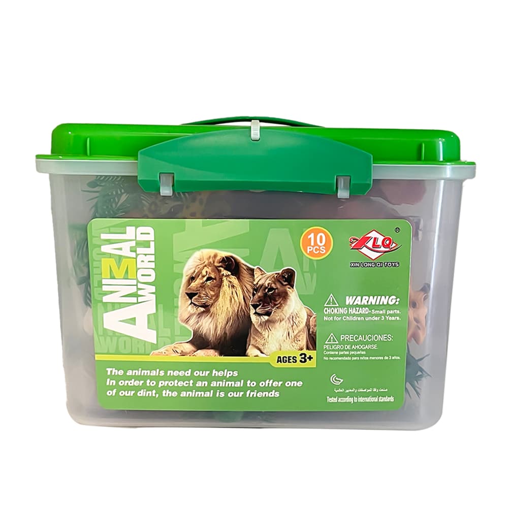 Animal World Jungle Animals Set - 10 Pcs