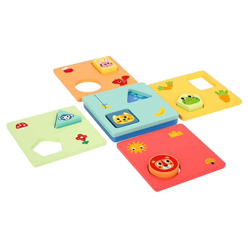 Tooky Toy Wooden Shapes Logic Game thumbnail 2