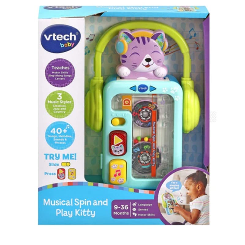 Vtech Musical Spin And Play Kitty