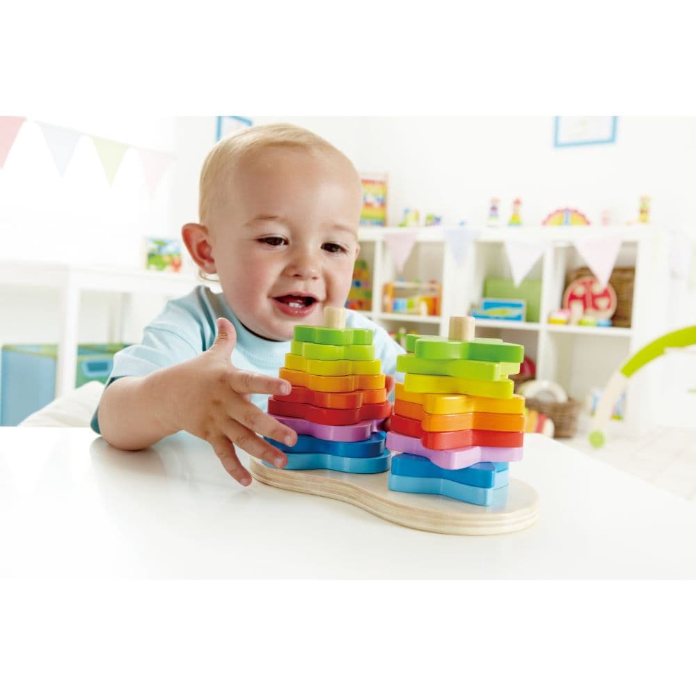 Hape - Double Rainbow Stacker thumbnail 3