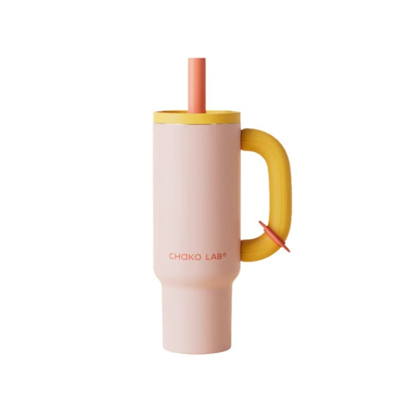 Bawang Tumbler With Ceramic Coating Pink Orange 1100ml