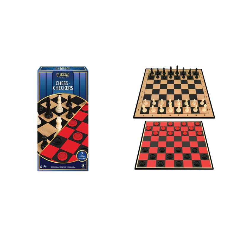 Merchant Ambassador Classic Games 2-in-1 Chess and Checkers Assorted thumbnail 3