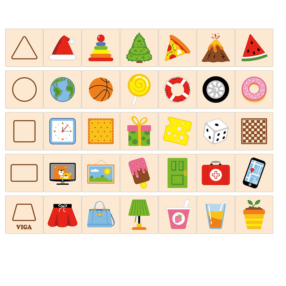 VIGA Learning Shapes And Puzzle Set thumbnail 2