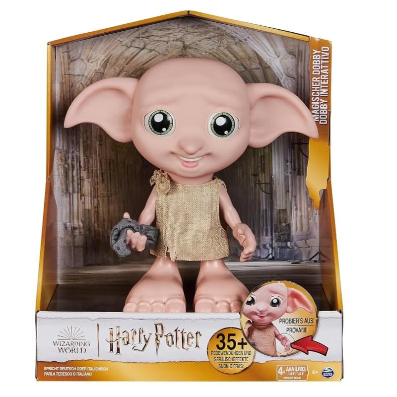Wizarding World Harry Potter Interactive Dobby House Elf Doll