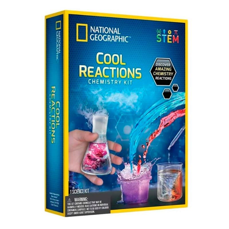 National Geographic Cool Reactions Chemistry Set
