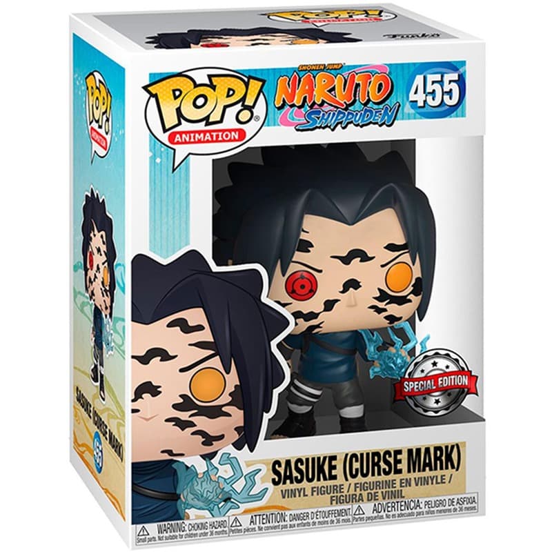 Pop Animation Naruto - Sasuke With Curse Marks