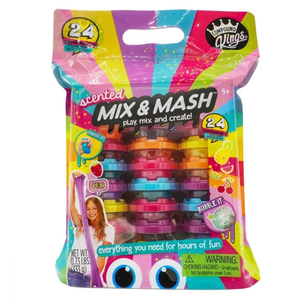 Compound Kings Mix and Mash Slime Set 24 Pcs