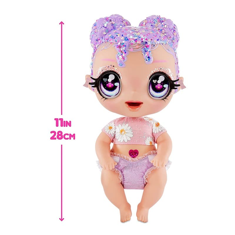 Glitter Babyz Lila Wild Boom Baby Doll thumbnail 4