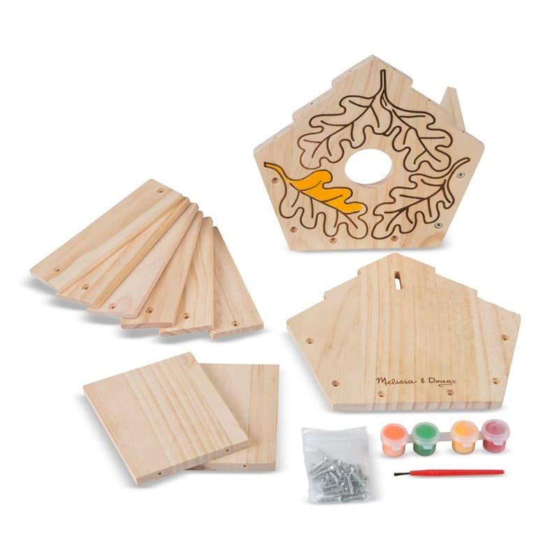 Melissa And Doug Created By Me Birdhouse Wooden Craft Kit thumbnail 2