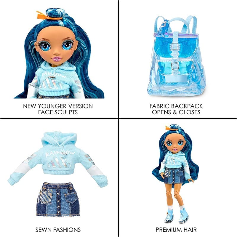 Rainbow High Junior High Skyler Bradshaw Fashion Doll thumbnail 4