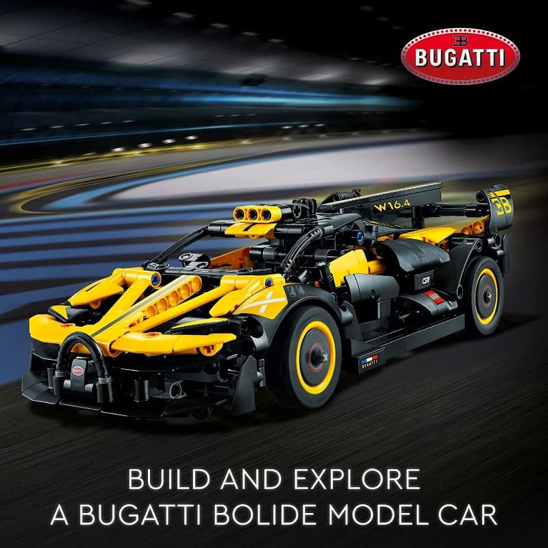LEGO Technic Bugatti Bolide Building Toy Set - 908 Pcs thumbnail 2