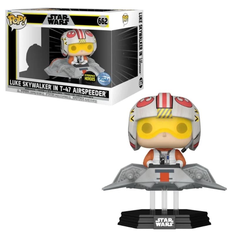 Funko Pop Ride! Star Wars: Luke in T-47 Airspeeder (Exc)