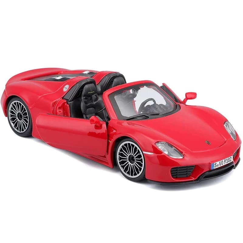 Bburago Porsche 918 Spyder - Red thumbnail 3