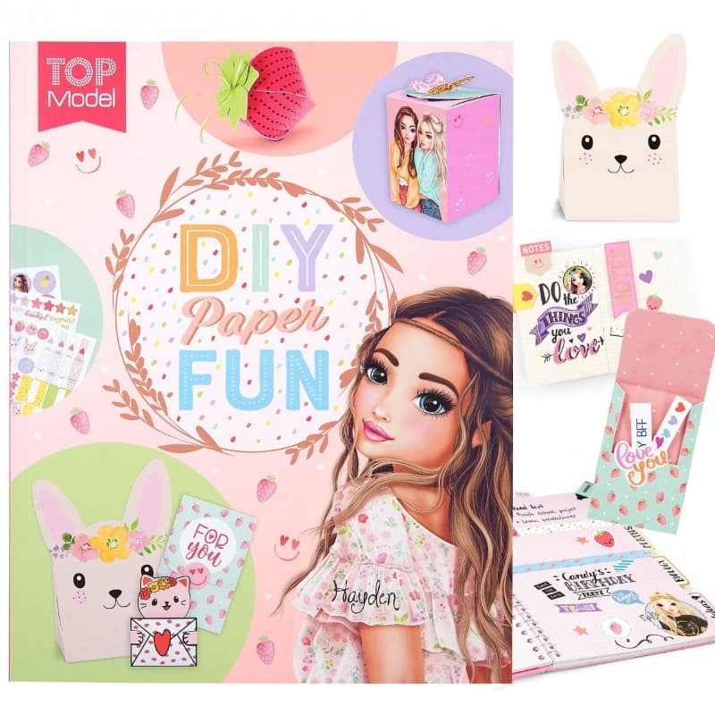 Top Model DIY Paper Fun Book Flower Berry