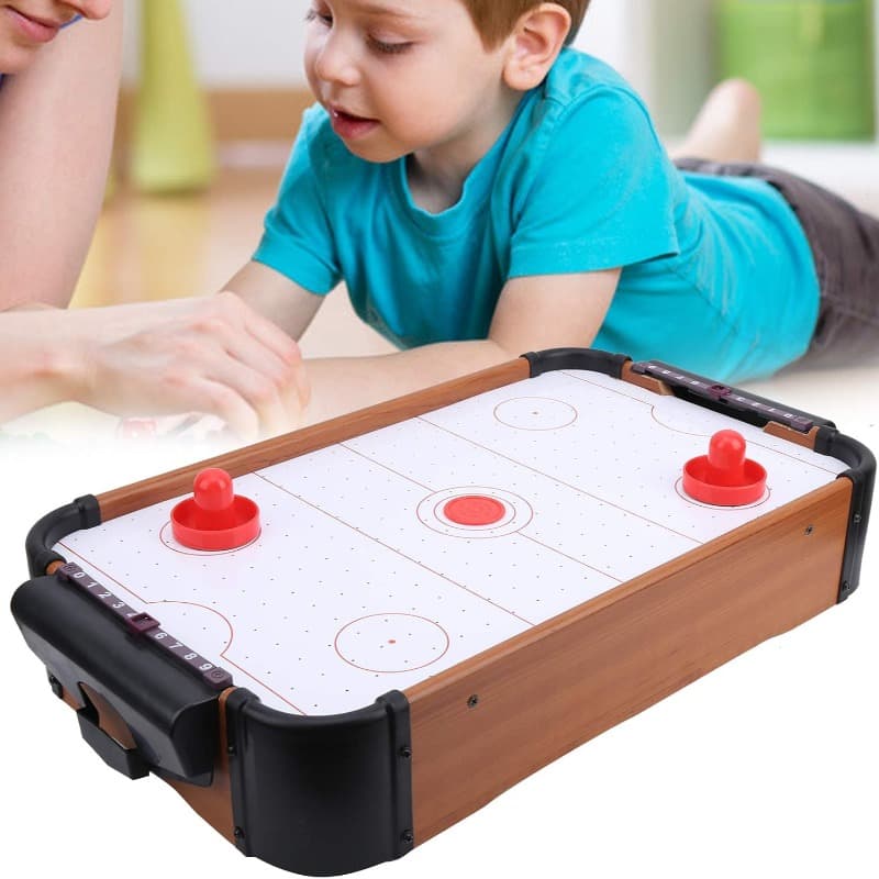 Infinity Wooden Desktop Air Hockey Game thumbnail 2