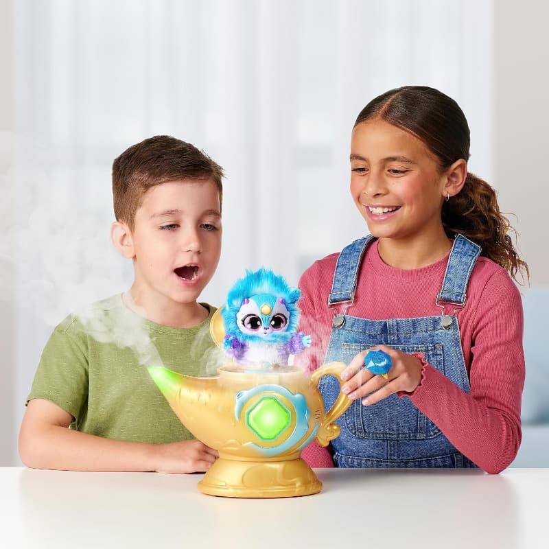 Magic Mixies Magic Genie Lamp With Interactive Blue Plush Toy thumbnail 5