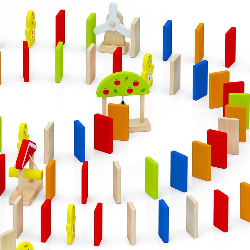 VIGA Domino Run Set - 116 Pcs thumbnail 5