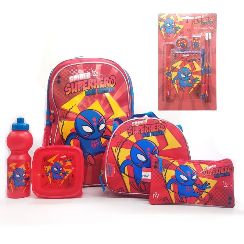 12 IN 1 Backpack Set - Super Hero